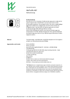 WeTraffic 497 Produktinformation