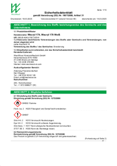 Wecryl 178 / Wecryl 178 Weiß